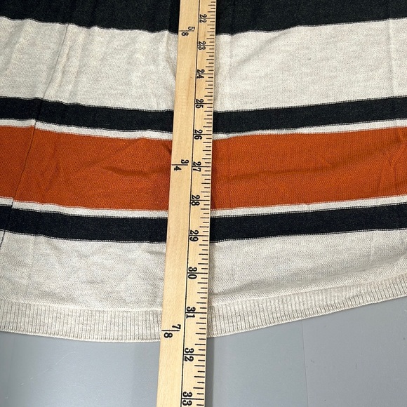 H&M Woman’s Oversize Kimono Sleeve Horizontal Striped Cardigan Sweater Size XS/S - Picture 3 of 7
